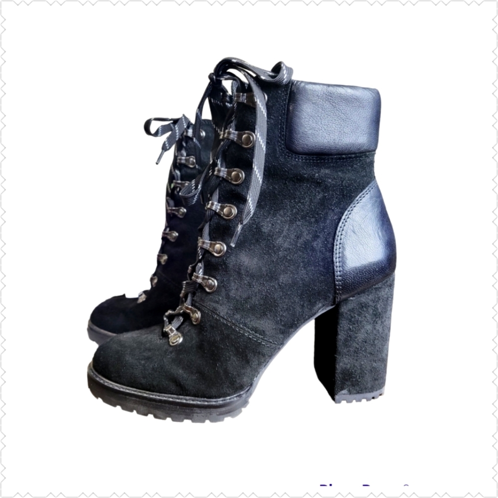 GB GIANNI BINI Mapped-Out Ankle Boots, Size 8M